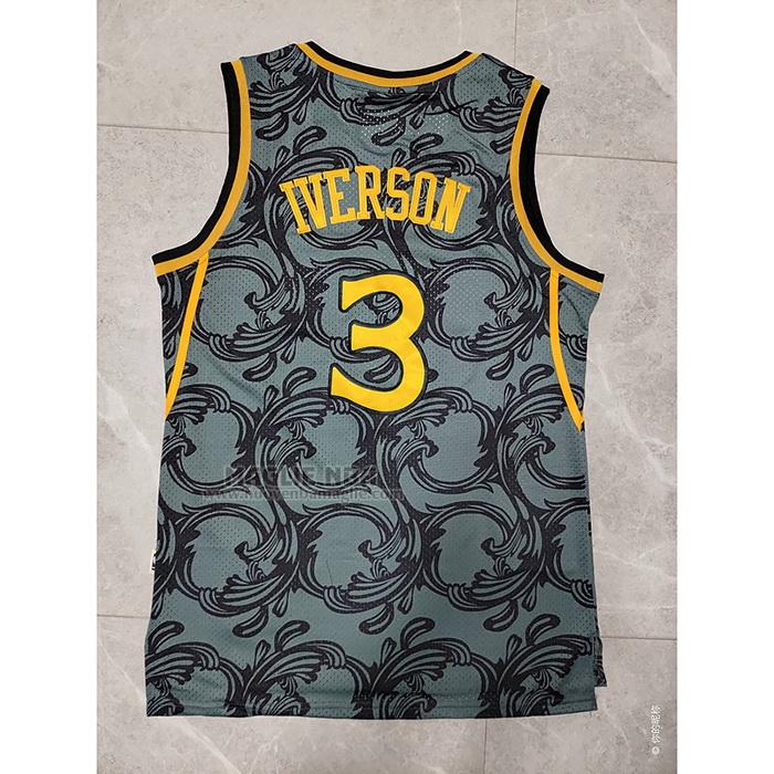 Maglia
 Allen Iverson NO 3 Philadelphia 76ers Mitchell & Ness 1996-97 Nero
